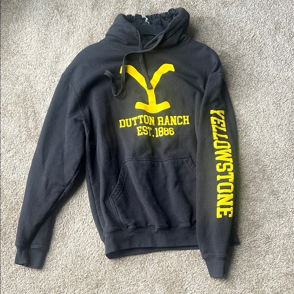 Black and Yellow Coffee's Ranch Sweatshirt Hoodie